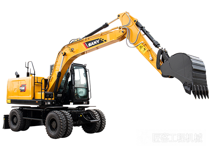 三一重机SY155W轮式挖掘机荣膺2024中国工程机械年度TOP50殊荣